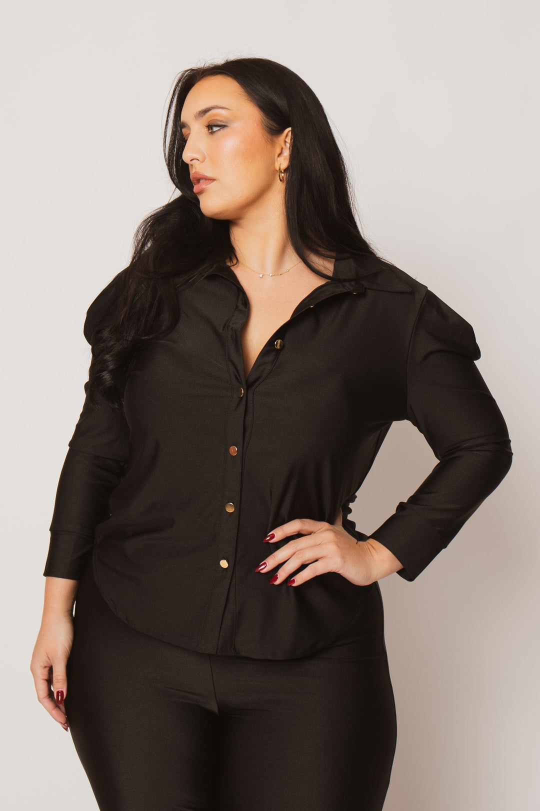 Gibiu Matching Sets Plus Size Noire 2Pc Set - Black