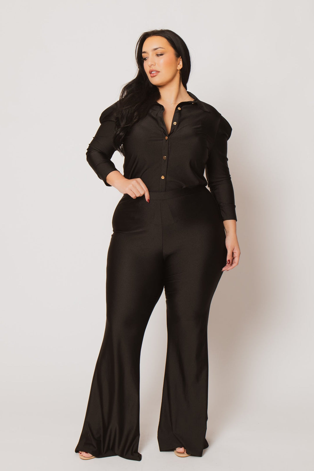 Gibiu Matching Sets Plus Size Noire 2Pc Set - Black