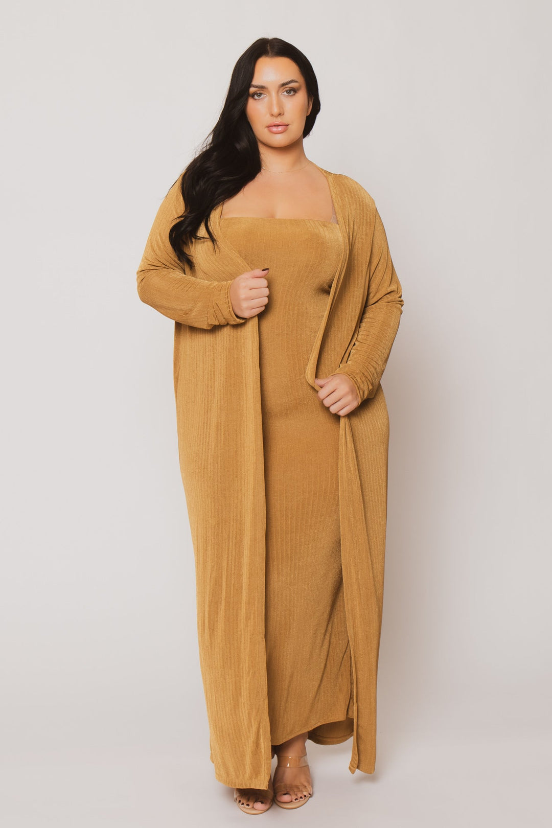 Gibiu Matching Sets Plus Size Sierra 2Pc Set - Mocha