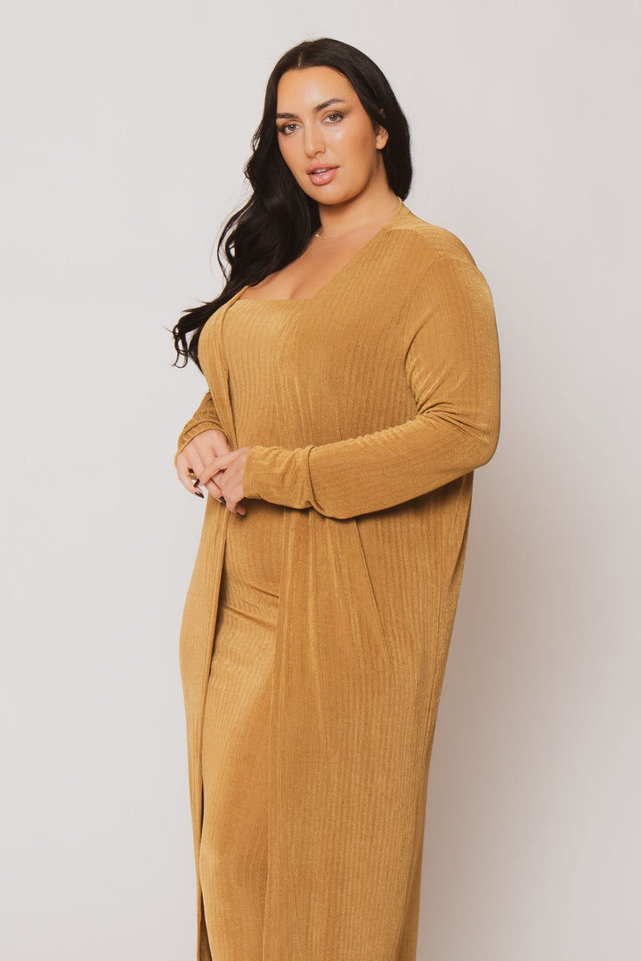 Gibiu Matching Sets Plus Size Sierra 2Pc Set - Mocha