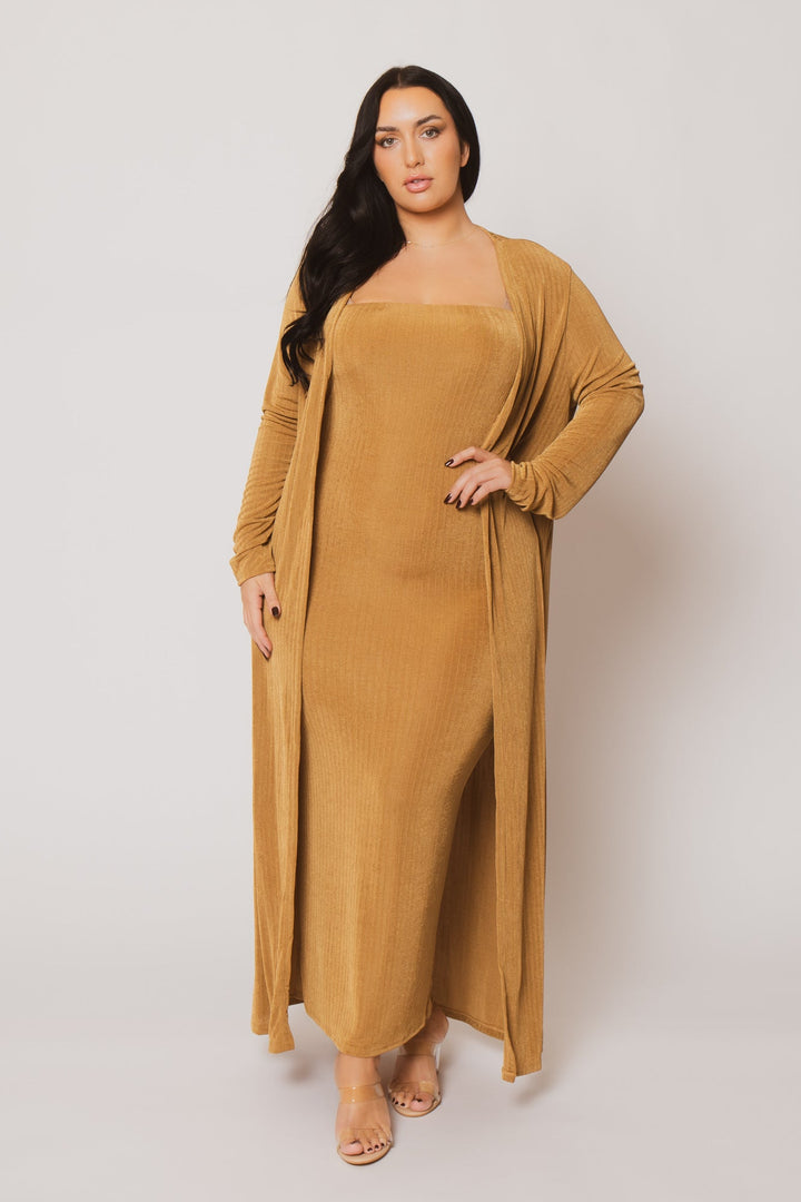 Gibiu Matching Sets Plus Size Sierra 2Pc Set - Mocha