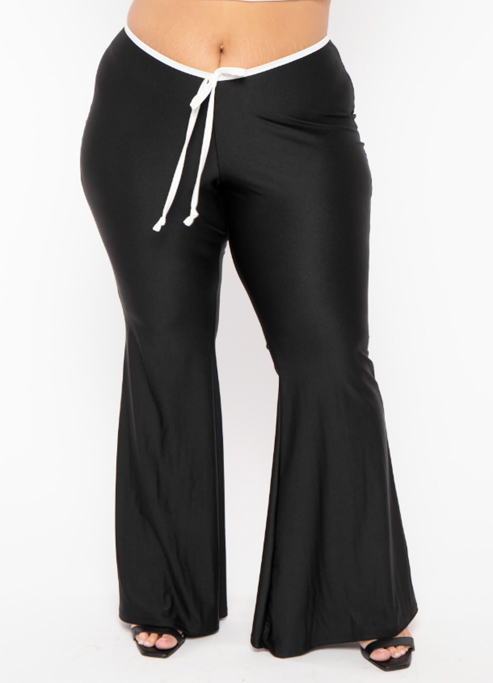 Curvy Sense Pants Plus Size Gwenae Low Rise Pant - Black