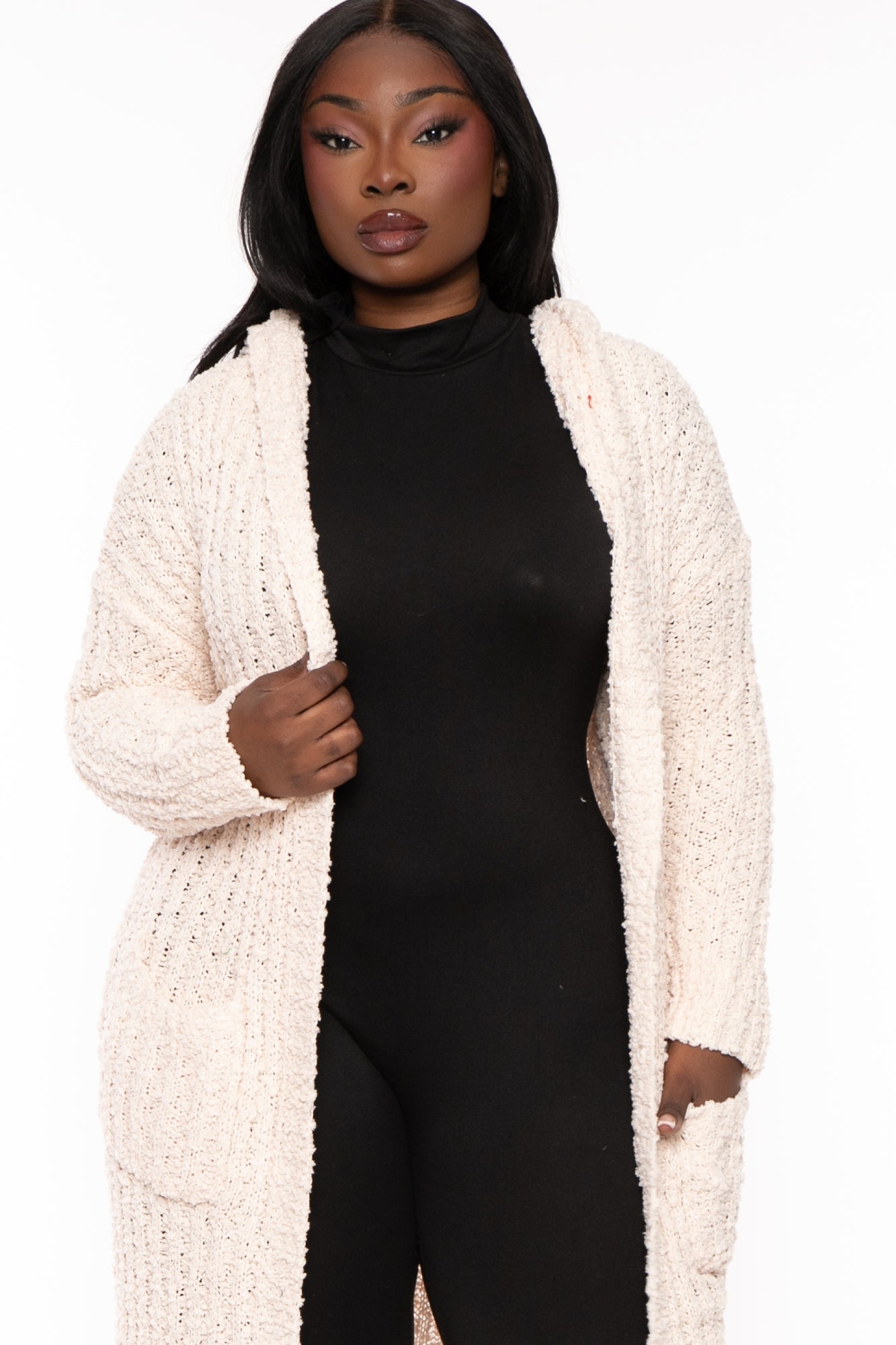 Plus size long cardigan duster sale