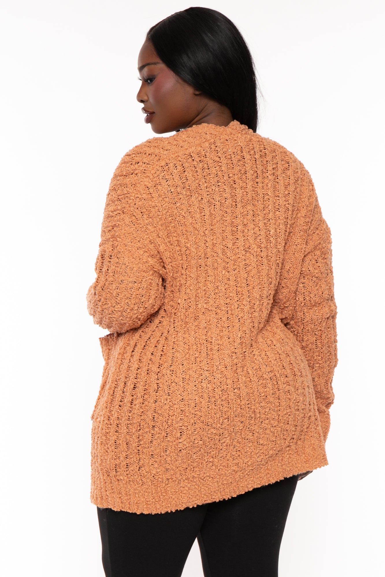 Popcorn cardigan 2025 plus size