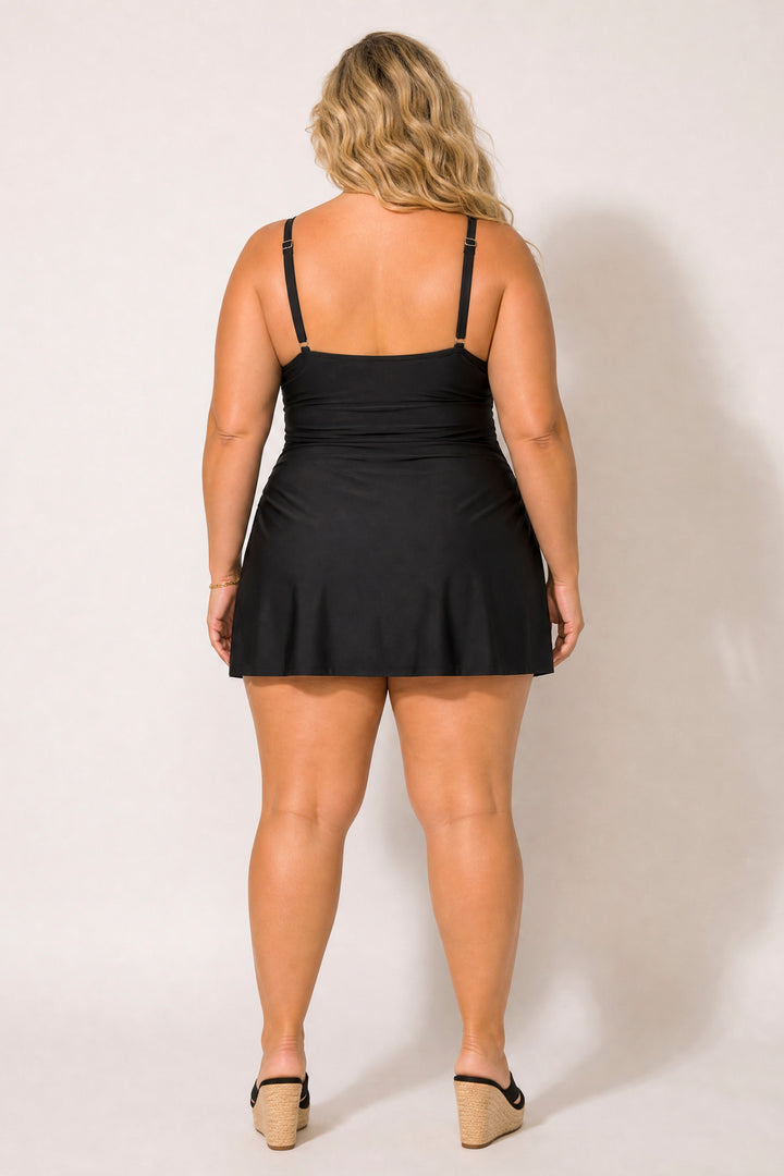 Ree BEES Swimwear Plus Size Monaco Escape 2PC Swim - Black