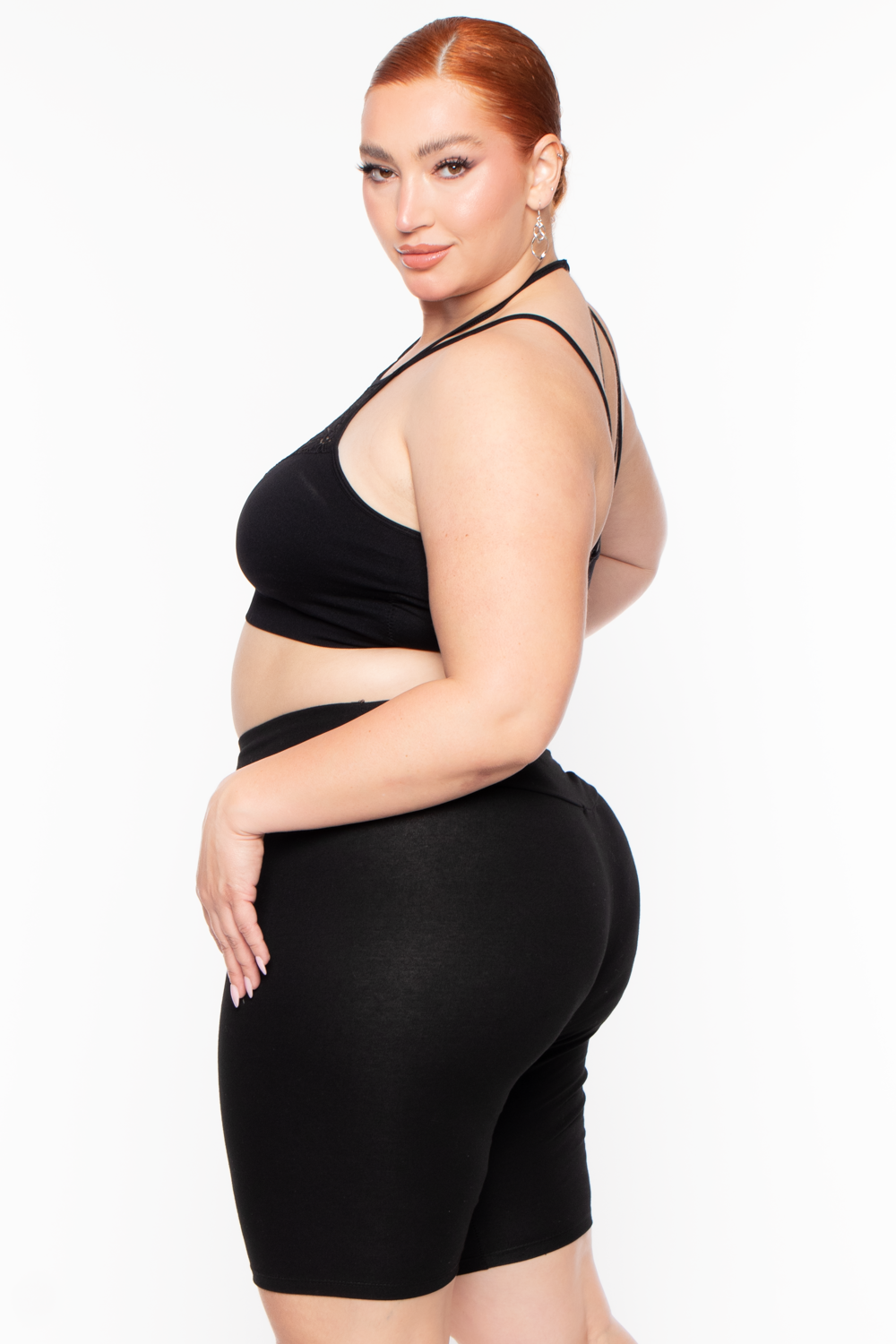 Cheap plus 2025 size biker shorts