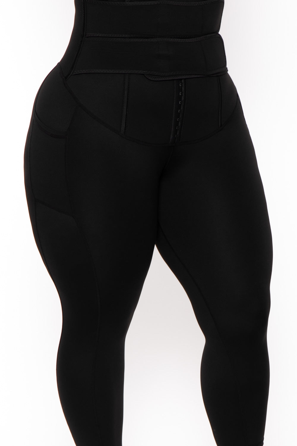 Black Single-colour shaping leggings - Buy Online