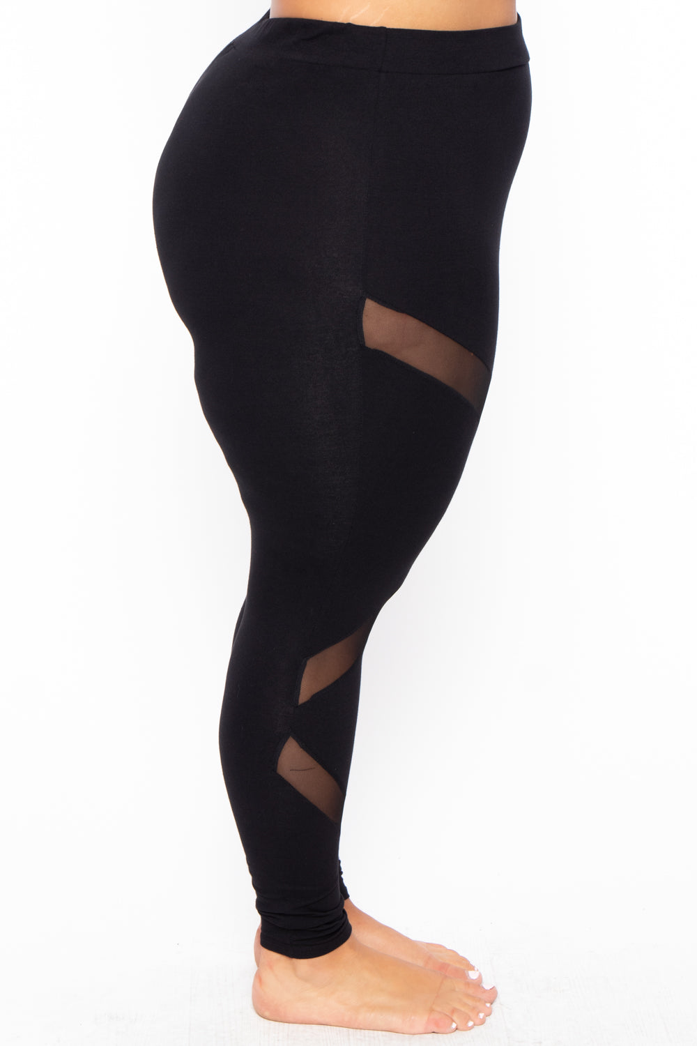 Plus size thermal leggings curvy in black, 4.99€ | Celestino